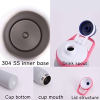 Nouvelle tasse thermique portable en acier inoxydable 304, grande capacité, design créatif inspiré de Macalone, utilisation en extérieur, en déplacement