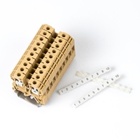 800V 32A 0.2-4mm2 bornier à vis conducteur en laiton 24-12awg JXB/SAK-4EN utilisé pour les E/S d'armoire de commande d'automatisation