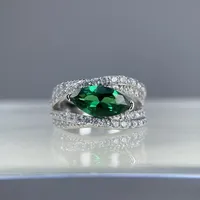 MuShan Sieraden 925 Sterling Zilveren Ring Trouwring Valentijnscadeau Kerstcadeau Damesringen Fijne sieraden
