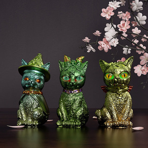 YS 3D magique chat Silicone moule bricolage résine époxy moule diable <span class=keywords><strong>Pirate</strong></span> chat clé pendentif Animal ornement Silicone moule bijoux outils - Product Image 2