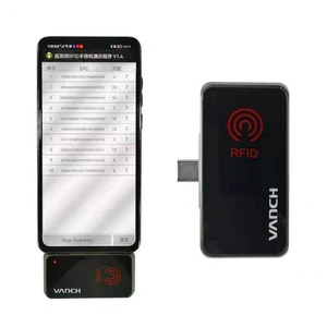 เครื่องอ่าน RFID UHF แบบพกพา Vanch 860-960mhz สำหรับ Android  วัสดุ ABS พร้อมพอร์ต Type-C และ USB ระยะอ่าน 1 เมตร รองรับ APK และ SDK - Product Image 4