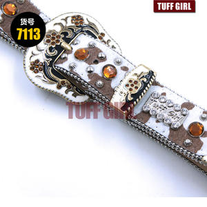 Cinto de cristal para mulheres, plus size personalizado strass ocidental mulheres - Product Image 3