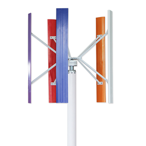 เครื่องกำเนิดไฟฟ้าพลังงานลมแบบแกนตั้ง 10 กิโลวัตต์ สามเฟส 220 โวลต์ ประสิทธิภาพสูง ใบพัด 5 ใบ เส้นผ่านศูนย์กลางโรเตอร์ 5.6 เมตร เครื่องกำเนิดไฟฟ้าพลังงานลม H-10kw ประสิทธิภาพสูง - Product Image 5