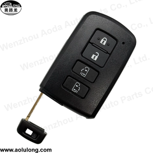 4 Knoppen Slimme Afstandsbediening Shell Cover Voor Toyota Landcruiser Camry Corolla Voertuigsleutels - Product Image 4