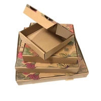 Boîte à pizza en carton ondulé de haute qualité, fabrication ODM OEM, avec design et logo personnalisés gratuits, qualité alimentaire