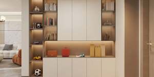 Juego de Muebles de Madera Maciza de Estilo Moderno y Lujoso para Toda la Casa, Sala de Estar, Muebles de Entrada, Dormitorio, Escritorio Tatami, Escritorio de Esquina, Armario - Product Image 3