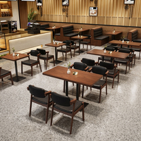 Ensembles de mobilier de restaurant en bois massif sur mesure HUALIN (Tables à manger, chaises et banquettes) – Personnalisation en gros directe usine