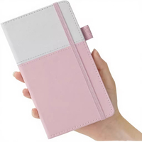Agenda 2026 personnalisé en cuir avec impression OEM, calendrier de poche quotidien, hebdomadaire, mensuel, 140 feuilles, mini carnet de notes pour cadeau