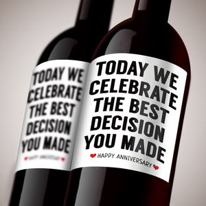 Etiquetas Adhesivas Divertidas para Botellas de Papel, Resistentes al <span class=keywords><strong>Agua</strong></span>, para Fiestas de <span class=keywords><strong>Cumpleaños</strong></span>, Bodas, Bebidas, Arreglos de Té - Product Image 5