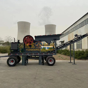 Điện đầy đủ dòng mỏ đá cát làm Mini DIESEL sỏi máy xách tay theo dõi máy nghiền di động cho đá - Product Image 3