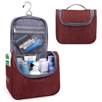 Sac de voyage portable OEM extra large avec fermeture éclair, pour femmes et hommes, organiseur de salle de bain et de douche, avec bande élastique