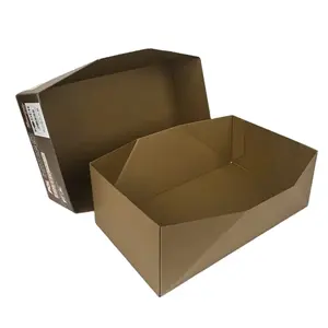 맞춤형 재활용 상단 뚜껑과 하단 받침대 2 장 골판지 배송 상자 의류 패키지 상자