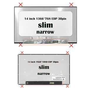 Écran d'ordinateur portable 14 pouces en gros tous les modèles 30pin 40pin pour Hp Lenovo Acer Dell <span class=keywords><strong>Sony</strong></span> Toshiba Samsung Chromebook pièces d'affichage - Product Image 5
