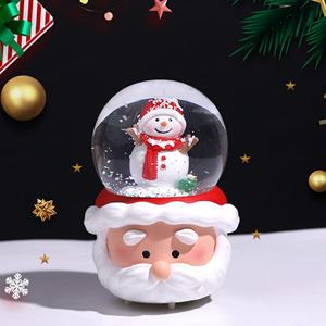 Bola de Cristal Personalizada con Santa Claus Rodante, Adornos Navideños para Decoración del Hogar - Product Image 6
