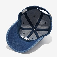 Gorra de Béisbol de Mezclilla Bordada con Diseño de Panda, Gorras de Béisbol Casuales de Tapa Suave para Hombre, Gorra Deportiva