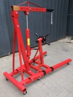 Vente flash : Grue de moteur pliable de 2 tonnes, grue d'atelier de réparation de moteur de voiture et support de moteur en acier, palan de moteur rotatif pour le levage automobile