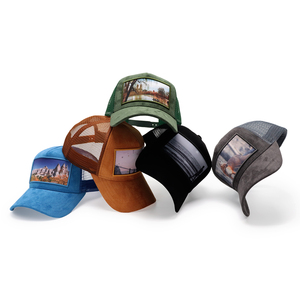 Casquette en maille impression de transfert OEM votre propre Y2K sublimé Patch Logo fourrure moelleux daim velours sublimation personnalisé<span class=keywords><strong>e</strong></span> <span class=keywords><strong>Photo</strong></span> camionneur chapeaux - Product Image 4