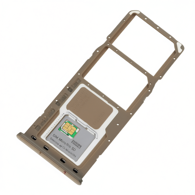 SIM and Micro SD Card Tray Replacement Aluminum Alloy for for A51 (A515F)-Gold