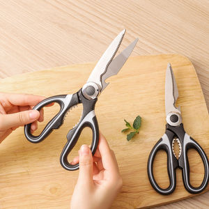 German Stainless Steel Household <b>Scissors</b> Strong <b>Kitchen</b> Broiler Bone Knife Food <b>Scissors</b> Multi-functional Clip - Product Image 3