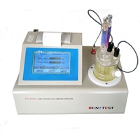 Équipement de laboratoire automatique, Micro-humidimètre d'huile, transformateur, testeur de teneur en huile et en eau, kart, Fischer, titreur