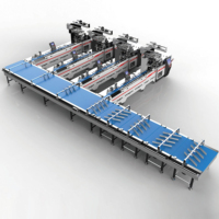 Ligne de machines d'emballage automatique à grande vitesse pour aliments (gâteaux, biscuits, craquelins) en plastique/papier, moteur