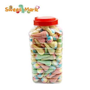 Halal Comida Vegetariana Forma de Helado Malvavisco <span class=keywords><strong>4</strong></span> Colores Dulce Suave Malva Caramelo - Product Image 2
