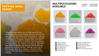 Popping Boba Fabricant Chine Vente en gros Saveur de raisin Popping Boba Perles Fruit Pop Balls 130g pour la maison et le café