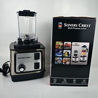 E-commerce krachtige foodprocessor met roestvrijstalen behuizing, 2,5 liter inhoud, voor fruit en groenten