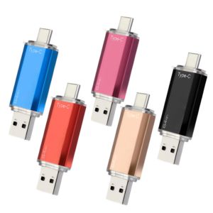 Wholesale USB2.0 8GB 16GB 32GB 64GB 128GB True Capacity Type-C <b>USB</b> Flash Drive for Phone Computer Pendrive Memory Stick - Product Image 2