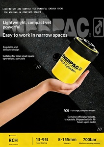 กระบอกไฮดรอลิกแบบลูกสูบกลวง <span class=keywords><strong>ENERPAC</strong></span> RCH302 ขนาด 36.1 ตัน ระยะชัก 2.50 นิ้ว สำหรับงานก่อสร้างคอนกรีต - Product Image 2
