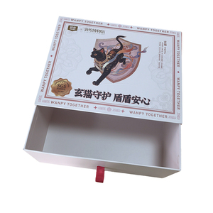 Boîte cadeau rigide de luxe personnalisée avec logo <span class=keywords><strong>d</strong></span>'usine pour aliments pour chats et chiens, porte-clés, collier, breloques, accessoires, coffret cadeau pour amoureux des animaux - Product Image 4