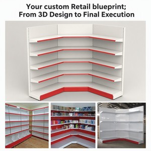 Supermarkt schappen, winkel hoekdesign fabrikanten, supermarkt <span class=keywords><strong>display</strong></span> schappen - Product Image 3