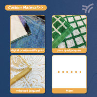 Serviette de plage moelleuse, compacte, à séchage rapide, douce et absorbante, 100% coton éponge, serviette de plage et de piscine
