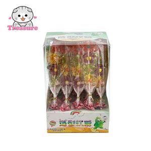 Caramelos de Navidad con forma de sandía, hamburguesa, corazón, cola y flores, brochetas de frutas masticables, caramelos con forma de frutas - Product Image 3