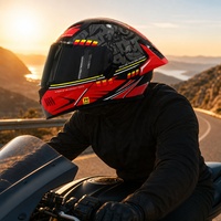 Casques de moto avec mentonnière relevable, coque ABS, double visière, coussinets d'oreille amovibles, boucle de sécurité, doublure en coton confortable, vente en gros
