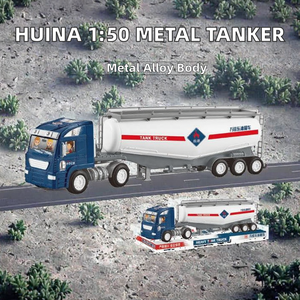 Huina - Camión Cisterna <span class=keywords><strong>de</strong></span> Gasolina <span class=keywords><strong>de</strong></span> Metal a Escala 1:50, Modelo <span class=keywords><strong>de</strong></span> Coche <span class=keywords><strong>de</strong></span> Colección <span class=keywords><strong>para</strong></span> Niños, en Plástico Estático - Product Image 3