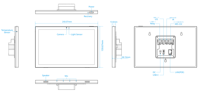 Soporte de Pared para Tablet POE RK3576 con Sistema Operativo Android 14, Tablet de 10.1 Pulgadas para Control Central en Domótica