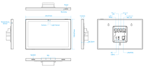 Настенное крепление для планшета, Android 14 OS, 10,1 дюймов - Product Image 6