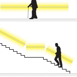 Perfil de Canal LED para Pasamanos, Iluminación de Escaleras ALP192, Extrusión de <span class=keywords><strong>Aluminio</strong></span> para Iluminación Interior de Paredes y Pisos - Product Image 4