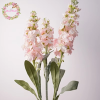 Fleur artificielle de jacinthe à longue tige, fleur artificielle de delphinium pour décoration de mariage, violet