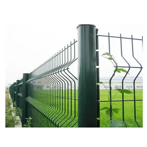 China fábrica de Pesquisa 3d curvo bending arame galvanizado fence /cerca de malla de alambre 3d