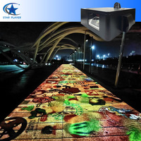 Système de projection immersive STAR PLAYER HW6000U pour les expositions d'art, les restaurants, projecteur DLP interactif d'intérieur
