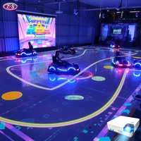 Système de jeu de karting à projection immersive, solution d'arène de course multijoueur avec sensations de conduite réelles pour centre de divertissement