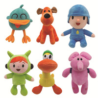 Petit P pour Peluche, Poupée en Peluche, Animaux en Peluche avec des Personnages comme Ellie l'Éléphant, Barto le Canard, Lula le Chien, pour les Enfants de 8 à 13 Ans