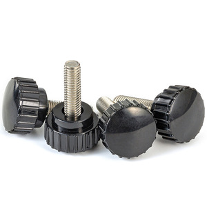 304 Stainless Steel Round Head Knurled Hand Screw M6 M8 25mm Industrial Grade A Electronic Device Manufacturing - Product Image 5