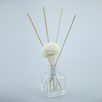Fleur de cellulose de diffuseur de roseau de fleur en bois de sola écologique pour le parfum à la maison