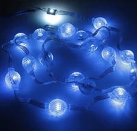 3D DMX Pixel LED Tube IP67 Ananas Motif RGB Ball String Light avec émission jaune Adressable 360 ° DJ Lights pour le paysage