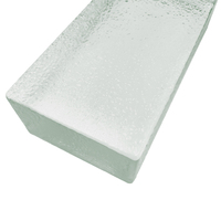 Briques décoratives creuses en verre trempé, résistantes au feu, imperméables, écologiques et durables pour hôtels, cliniques et cuisines