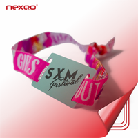 Prix usine RFID Silicone Bracelet Inscriptible Étanche Passif NFC Bracelet Mini Tag 13.56MHz 125kHz 1K PVC Puce QR Code