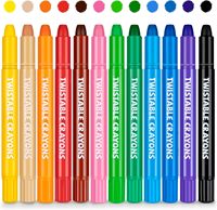 24 couleurs Twist Pastel Silky Crayon Neon Color Soft Gel Surligneur Marqueur Stylo